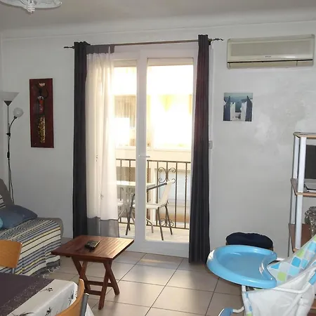 Canet Plage Appartement Vue Laterale Mer, 1 Chambre , Wifi, Climatisation, Parking Securise Couvert Buitenkant foto